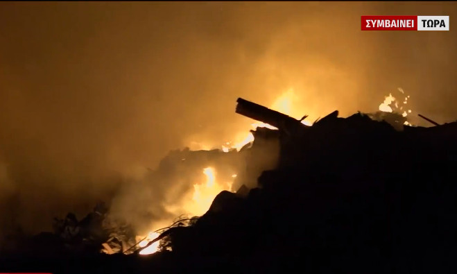 Θεσσαλονίκη: Μεγάλη φωτιά σε χωματερή στον Εύοσμο - Εμπρησμό καταγγέλλει ο δήμαρχος