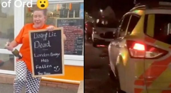 Βρετανία: «Η… σαύρα πέθανε» – Χαμός σε εστιατόριο που πανηγύριζε τον θάνατο της Βασίλισσας