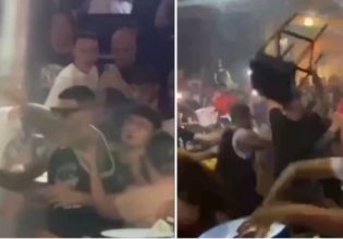 Snik: Απίστευτο ξύλο σε Live στην Κατερίνη – Πήδηξε στο κοινό και άρχισε να ρίχνει μπουνιές και κλωτσιές