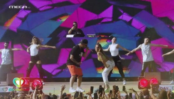 O «αλήτης και η… madame» στο Colourday Festival