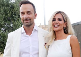 Γιώργος Λιανός – Κωνσταντίνα Καραλέξη: Όλα όσα έγιναν στην βάφτιση της κόρης τους