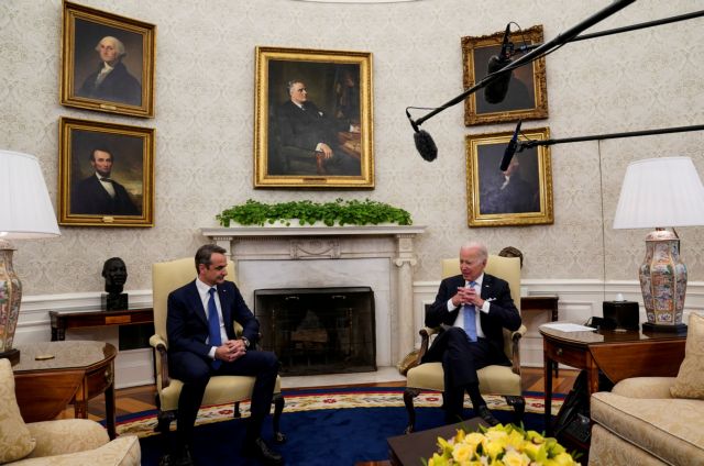 Συνομιλία Μητσοτάκη - Μπάιντεν στη δεξίωση που παράθεσε ο αμερικανός πρόεδρος στη Γ.Σ του ΟΗΕ