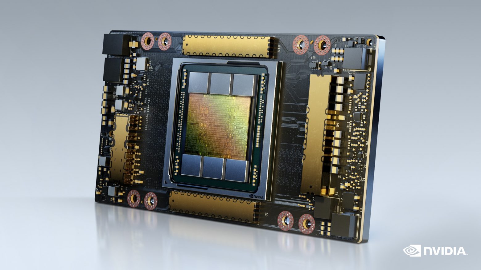 Η κάρτσα A100 της NVidia προορίζεται για εφαρμογές υψηλών απαιτήσεων (Nvidia)