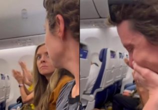 Πιλότος κάνει τους επιβάτες να ξεσπάσουν σε χειροκροτήματα και κλάματα
