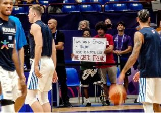 Ο Γιάννης Αντετοκούνμπο δίνει ελπίδα εκεί που υπάρχει καταστροφή – Το συγκινητικό πανό πιτσιρικά στο Μιλάνο