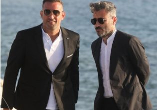 Γιώργος Μαυρίδης – Σάκης Τανιμανίδης: Έσπασε ο πάγος στα βαφτίσια