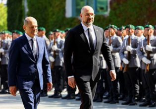 Ο Ουκρανός πρωθυπουργός ζητεί ακόμη μεγαλύτερη στρατιωτική υποστήριξη από τη Γερμανία