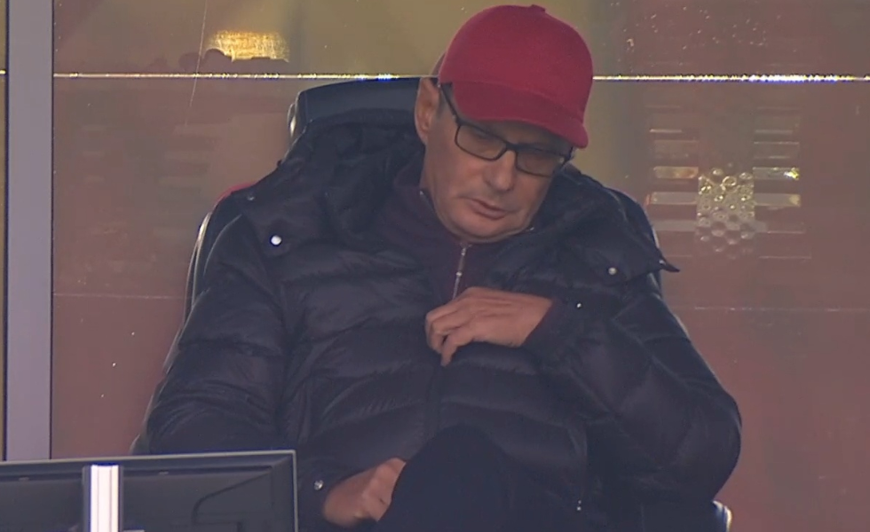 Ο πρώην πρόεδρος της Σπαρτάκ Μόσχας κοιμήθηκε την ώρα του ματς