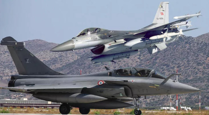 Milliyet: Ασχημα νέα για την Αθήνα - Τουρκικά F-16 θα πετάξουν δίπλα σε Rafale
