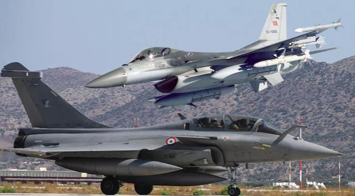 Milliyet: Ασχημα νέα για την Αθήνα – Τουρκικά F-16 θα πετάξουν δίπλα σε Rafale