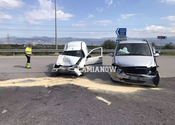 Φθιώτιδα: Τροχαίο με τραυματίες στη διασταύρωση του Μπράλου