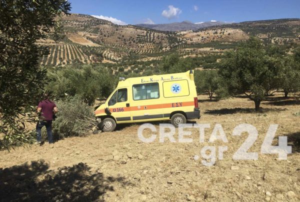Ηράκλειο: Ασθενοφόρο πήγε να παραλάβει τραυματία και τράκαρε – Τραυματίστηκε ελαφρά ο γιατρός