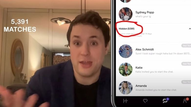 Ο μεγαλύτερος «γύπας» του Tinder: Βρήκε τρόπο να φλερτάρει ταυτόχρονα με… 5.391 διαφορετικές γυναίκες