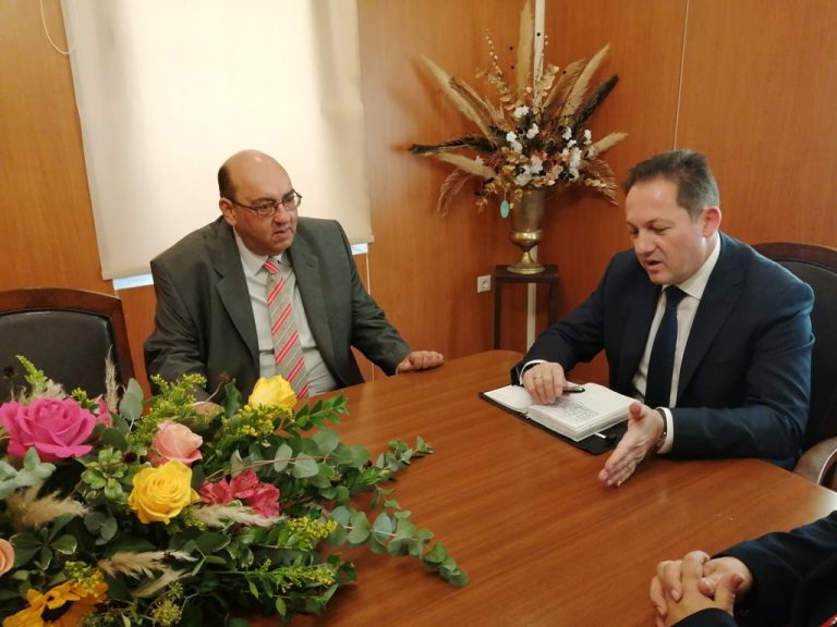 Επίσκεψη Στέλιου Πέτσα στο Δήμο Δυτικής Λέσβου