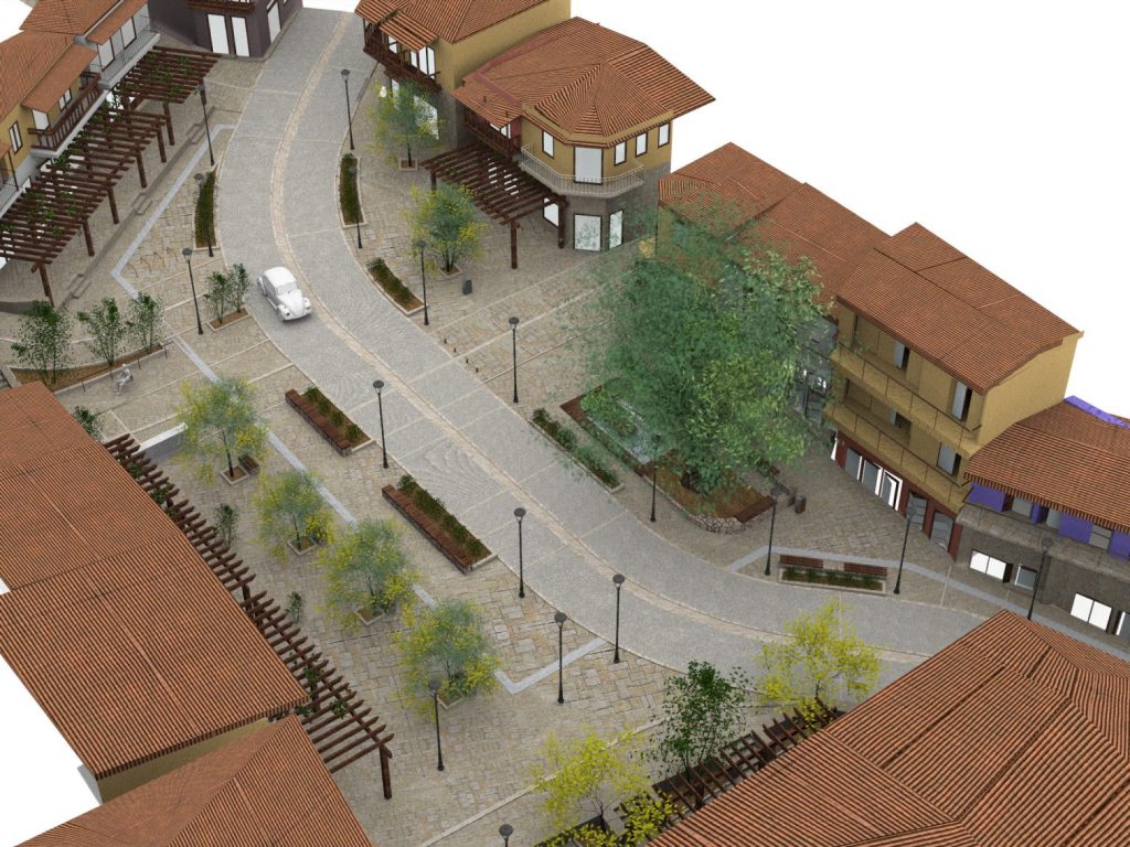 Αλλάζει όψη η κεντρική πλατεία του Δήμου Αριστοτέλη