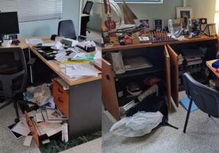 Φθορές και βανδαλισμοί στα γραφεία Κοινωφελούς Επιχείρησης Δήμου Χερσονήσου