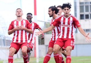 Ολυμπιακός Κ19 – ΠΑΟΚ Κ19 2-0: Οι ερυθρόλευκοι «πάτησαν» τον ΠΑΟΚ