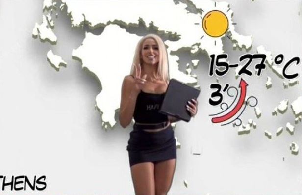 Αναστασία Γιούσεφ: Είναι η νέα… Πετρούλα Κωστίδου; Λέει τον καιρό με καυτό μίνι και πλούσιο μπούστο