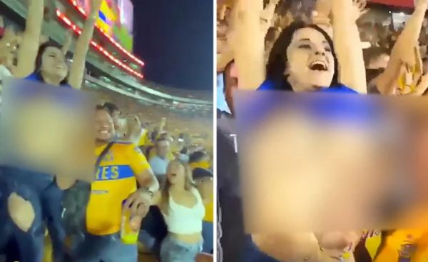 Μεξικό: Γυναίκα φίλαθλος πανηγύριζε… δείχνοντας το στήθος της σε όλο το στάδιο