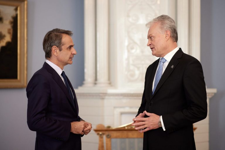 Μητσοτάκης: Ελλάδα και Λιθουανία έχουν υποχρέωση να υπερασπίζονται τα σύνορα τους