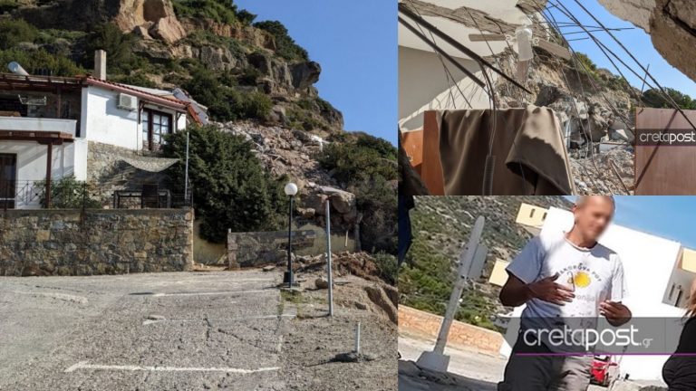 Λέκκας για κατολίσθηση στην Ιεράπετρα: Ήταν θέμα χρόνου να συμβεί