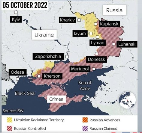 Ουκρανία: Η Ρωσία έχασε 4.000 τ.χλμ. σε μια εβδομάδα – Επόμενος στόχος η Κριμαία;