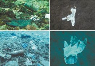 «Πνίγονται» στις μάσκες οι παραλίες και ο βυθός