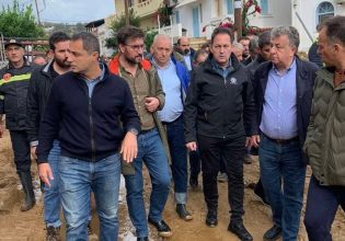 Κακοκαιρία στην Κρήτη: Αυτοψία από το κυβερνητικό κλιμάκιο – 6.000 ευρώ σε κάθε πληγέντα