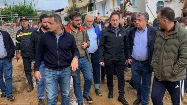 Κακοκαιρία στην Κρήτη: Αυτοψία από το κυβερνητικό κλιμάκιο – 6.000 ευρώ σε κάθε πληγέντα