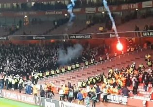 Ένταση στις κερκίδες μετά το Άρσεναλ-Αϊντχόφεν