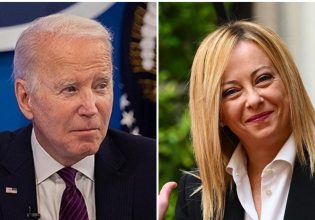 Μπάιντεν: Συνομίλησε με τη Μελόνι «ιδίως για τη στρατιωτική βοήθεια στην Ουκρανία»