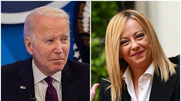 Μπάιντεν: Συνομίλησε με τη Μελόνι «ιδίως για τη στρατιωτική βοήθεια στην Ουκρανία»