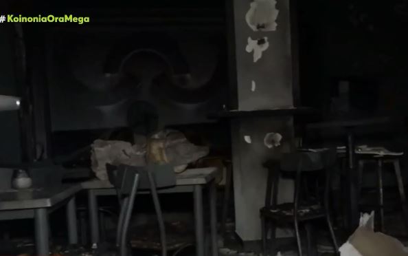 Επίθεση με γκαζάκια σε καφετέρια στο Περιστέρι – Καταστράφηκε ολοσχερώς