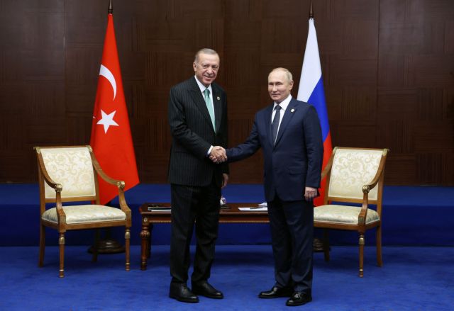 Συνάντηση Πούτιν - Ερντογάν στο Καζακστάν: «Η Τουρκία, ασφαλέστερη οδός μεταφοράς αερίου στην ΕΕ»
