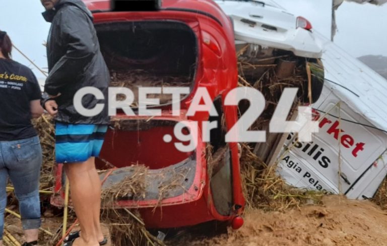 Κρήτη: Σφυροκοπείται από την κακοκαιρία το Ηράκλειο – Ένας νεκρός και αναφορές για αγνοούμενους