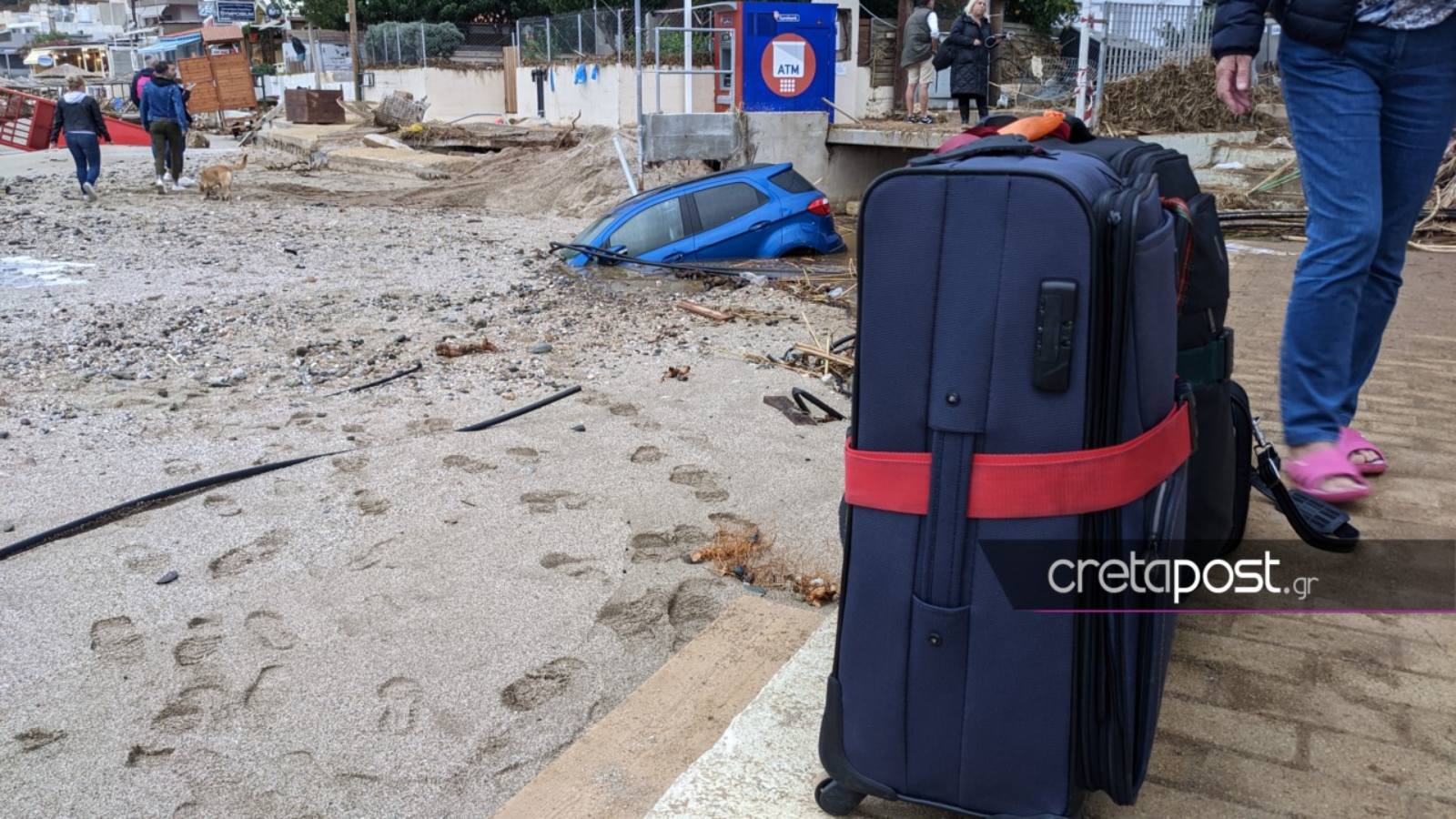 Κακοκαιρία: Προβλήματα σε ξενοδοχεία της Κρήτης και το αεροδρόμιο Ηρακλείου