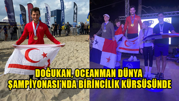 Κρήτη: Πανηγύρισε με τη σημαία του ψευδοκράτους στο Παγκόσμιο Πρωτάθλημα Oceanman
