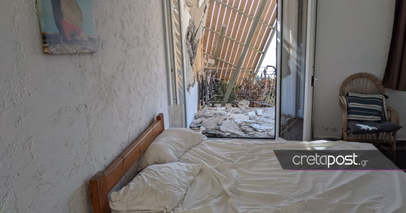 Ανατριχιαστικό: Ξαπλωμένη στο κρεβάτι βρήκαν την 45χρονη που καταπλακώθηκε από τον βράχο στην Κρήτη