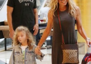 Κατερίνα Λάσπα: Με την κορούλα της απολαμβάνουν τις αγορές τους σε εμπορικό κέντρο