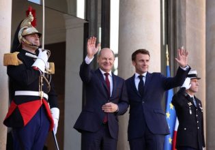 Γαλλία: Τα ζητήματα της ενέργειας και της οικονομίας κυριάρχησαν στο γεύμα εργασίας Μακρόν – Σολτς