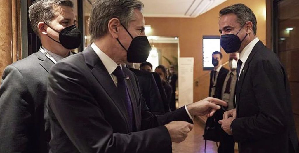 Συνομιλία Μητσοτάκη – Μπλίνκεν: Τι είπαν για Τουρκία και Ουκρανία