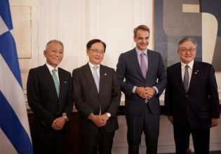 Συνάντηση Μητσοτάκη με αντιπροσωπεία μεγάλων επιχειρήσεων από την Ιαπωνία