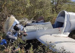 Πτώση μονοκινητήριου κοντά στη Θήβα