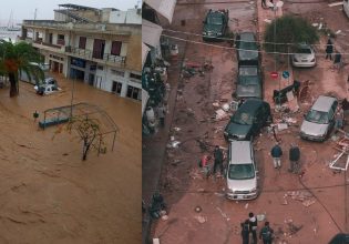 Σητεία: Πρωτοφανής καταστροφή από τη φονική κακοκαιρία – Υπερχείλισε ποταμός μετά από 70 χρόνια