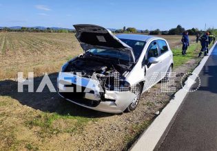 Σοβαρό τροχαίο στην Πατρών-Πύργου: Δύο τραυματίες [Εικόνες]