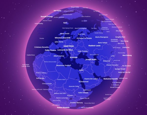 Διαδραστικός χάρτης: Βρες το πιο διάσημο πρόσωπο από την πόλη σου
