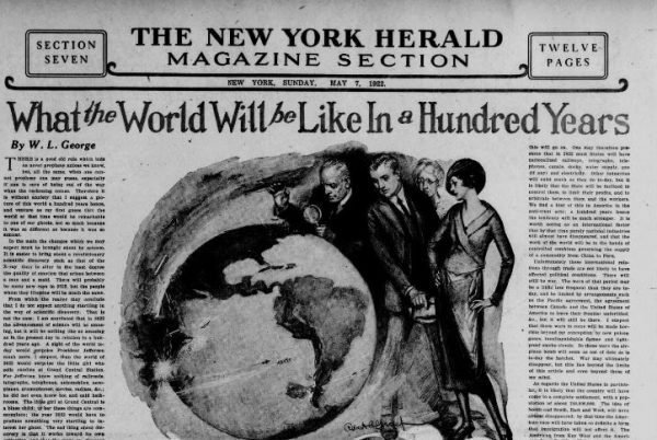 Μελλοντολόγος είχε προβλέψει με μεγάλη ακρίβεια πως θα είναι το 2022 …εκατό χρόνια πριν