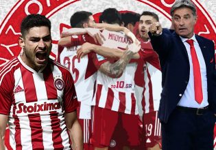 Ολυμπιακός: Παίκτες που δείχνουν με επιμονή το σήμα στη φανέλα…