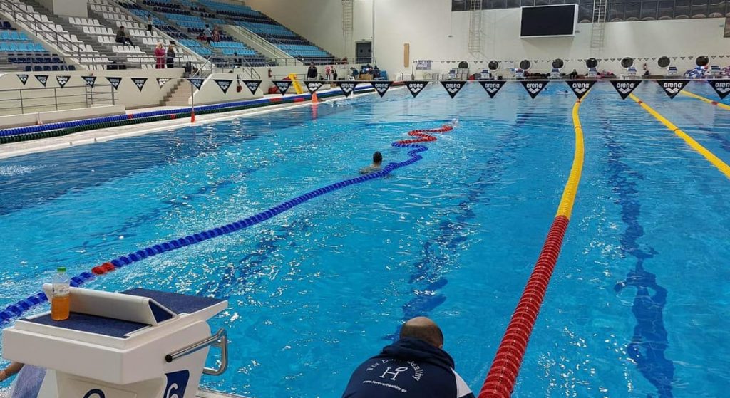 Αντικυματικές διαδρομές στο Δημοτικό Κολυμβητήριο Αλεξανδρούπολης