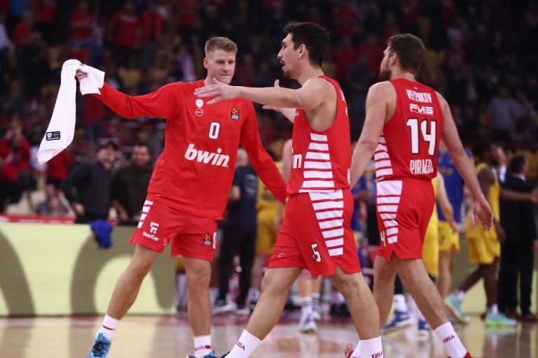 Η βαθμολογία της Euroleague μετά την νίκη του Ολυμπιακού